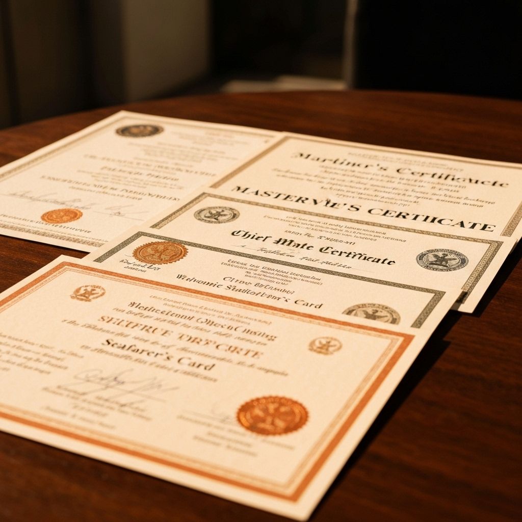 MARINE DOCUMENTATION - Maritime training service